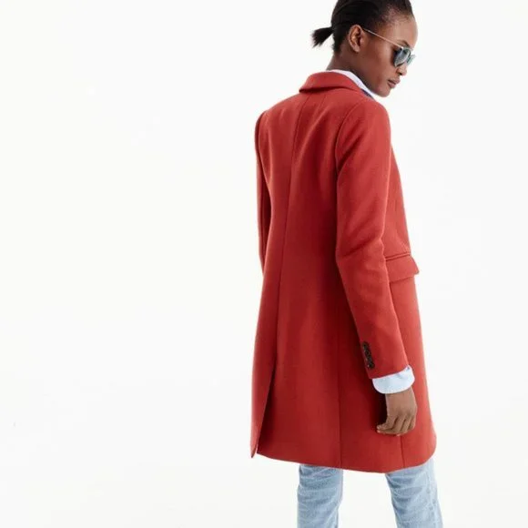 NWOT. J.Crew 100% wool topcoat